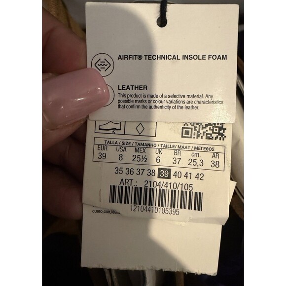 Zara Brown Split Suede Leather Cowboy Ankle Boots Pointed Toe Women US 8 EUR 39 - Picture 14 of 15